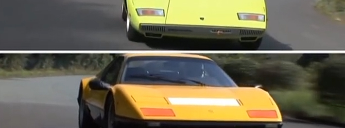 Ferrari 512 BB vs. Lamborghini Countach Lp400